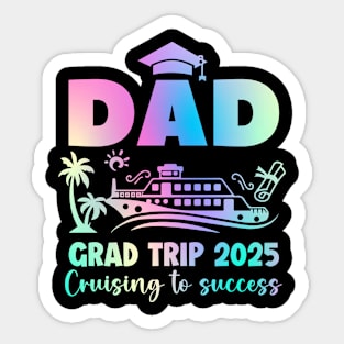 Graduation Cruise Crew Class of 2025 Senior Graduation Cruise Gift For men father day Sticker